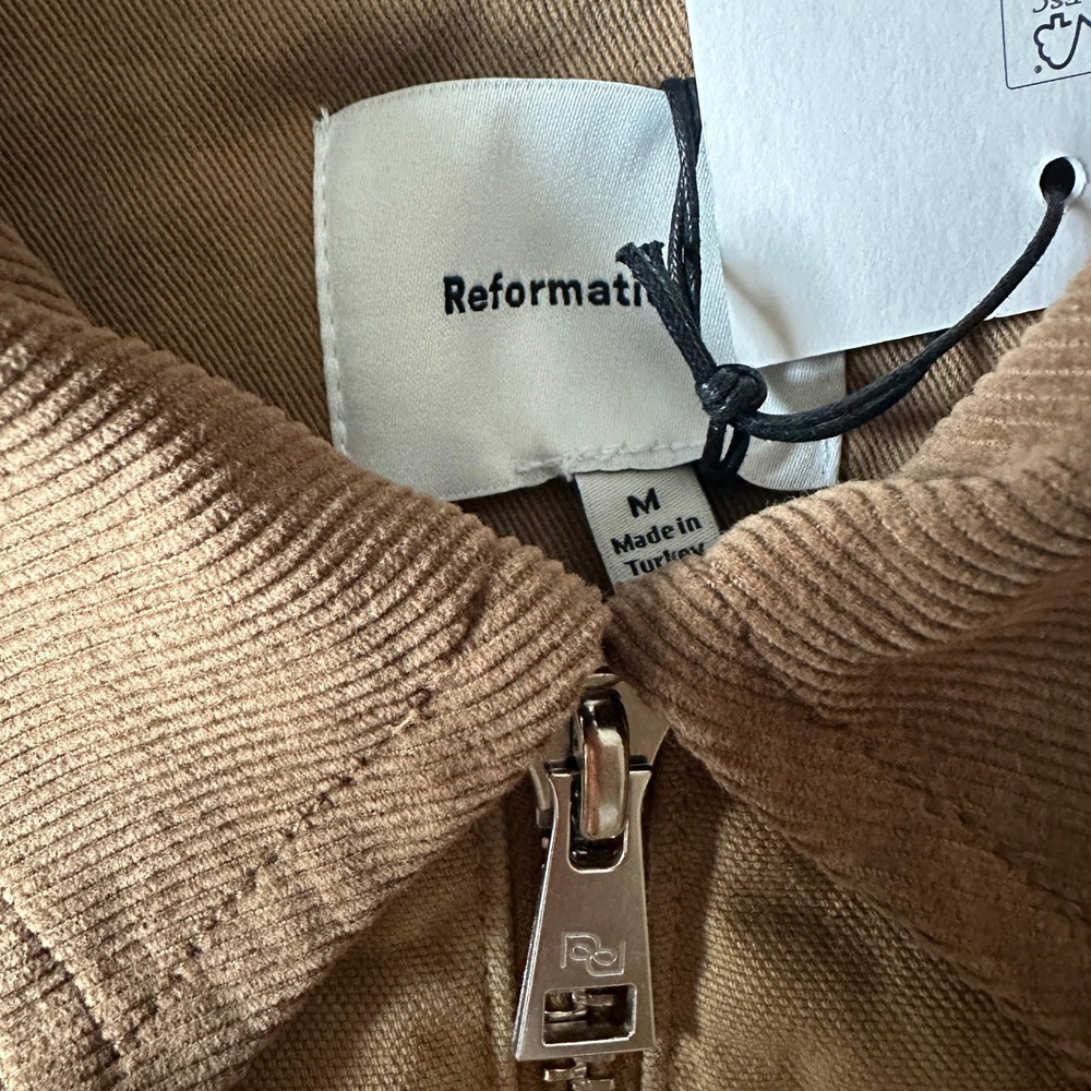 NWT Reformation Briar Cropped Utility Jacket M - Picture 5 of 11